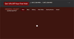 Desktop Screenshot of dragoncourtbuffet.com
